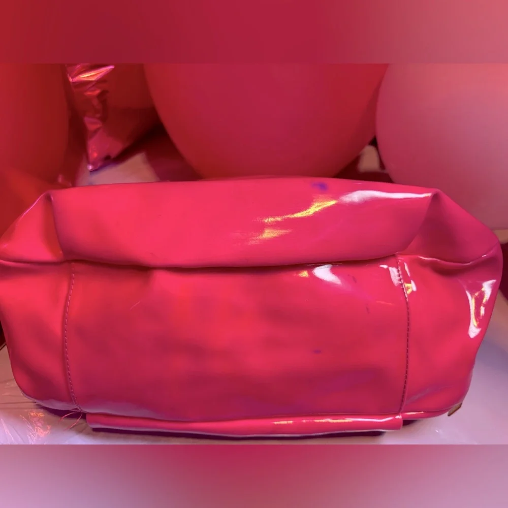 Dooney & Bourke Hot Pink Patent Leather Shopper-DISCONTINUED - Picture 9 of 10